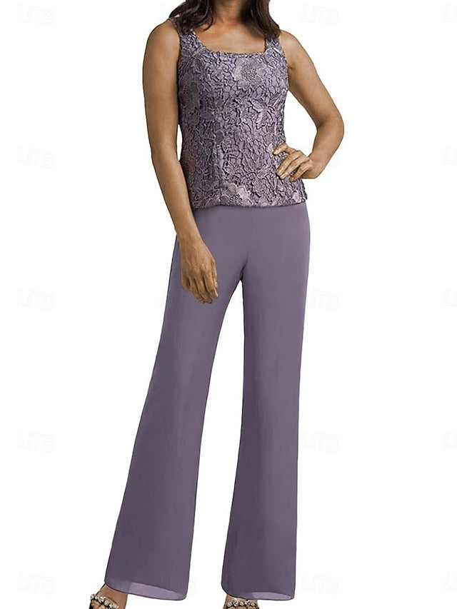 Pantsuit Wedding the Bride Mother Guest Simple Dress Elegant of