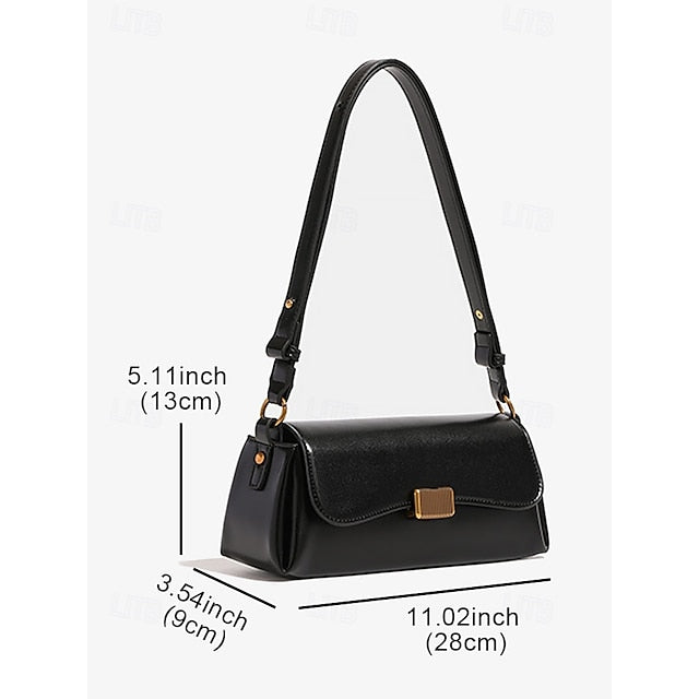 Tote Tägliche Tasche Baguette Damen Büro Einkaufen PU Leder
