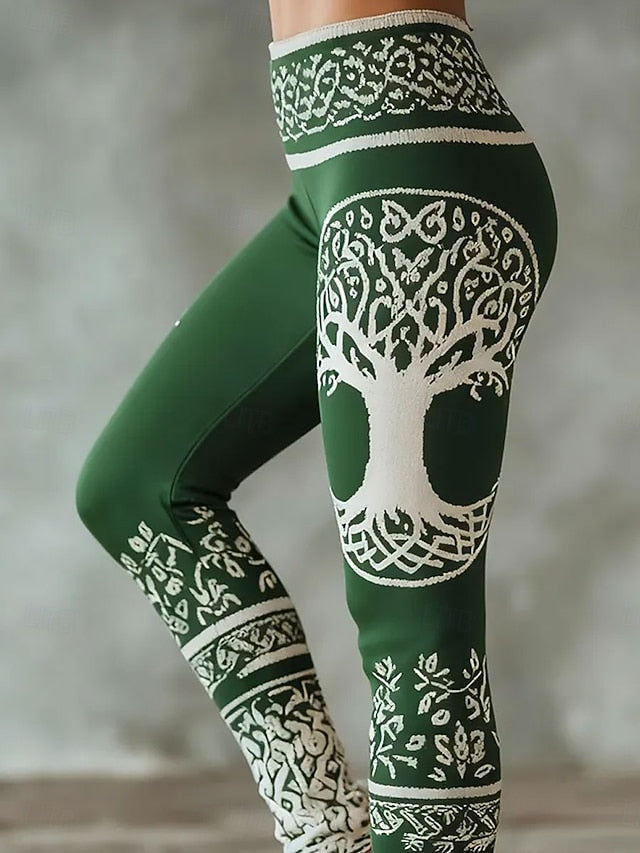 Women's Viking Boho Leggings Vacation Vintage Ethnic Style