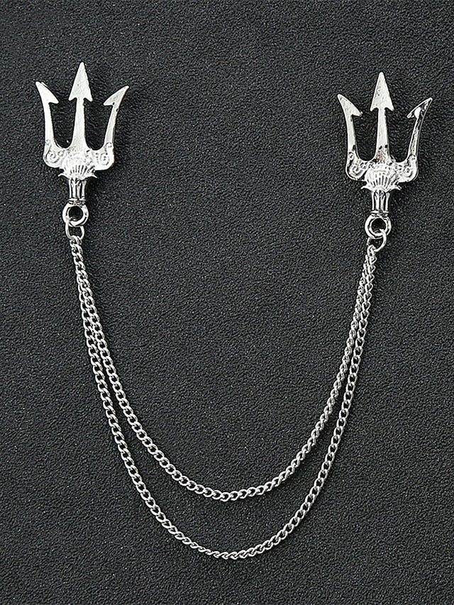 Pins Men's Alloy Reindeer – Elegant Christmas Collar