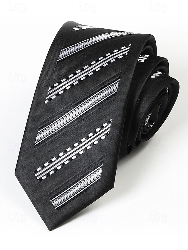 Tie 6cm Positioning - Narrow Men's Pattern Stripe