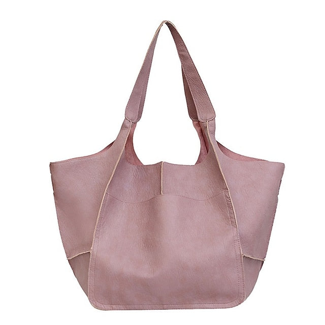 Damen Herren PU Party Ledertasche Schultertasche Handtasche