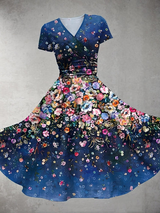 Women's Midi Dress Summer Dress Fit And Flare Dress Party