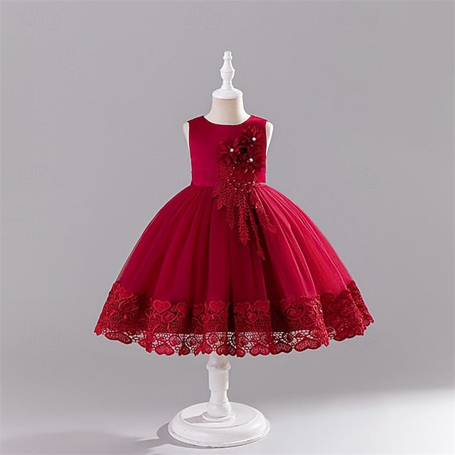 Flower Dress Girl Kid's Princess Girls'