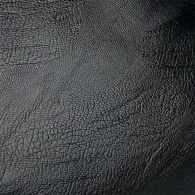 Schwarze Umhängetasche aus Kunstleder im stilvollen Stil – Damen