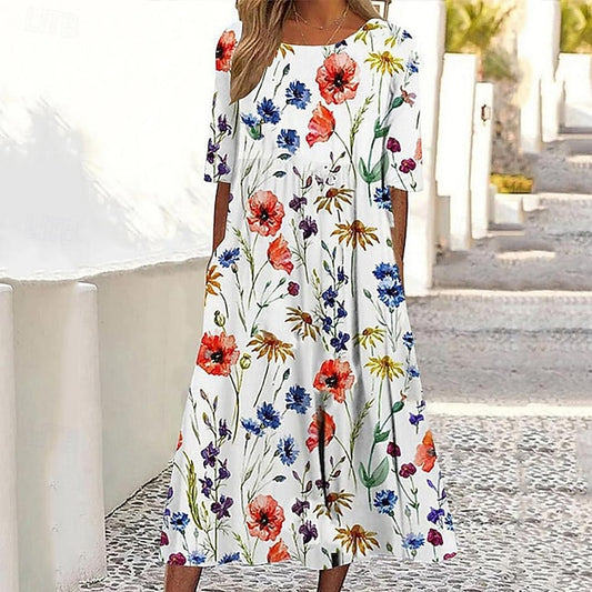 Women's Long Dress Maxi Dress Casual Dress Floral Dress