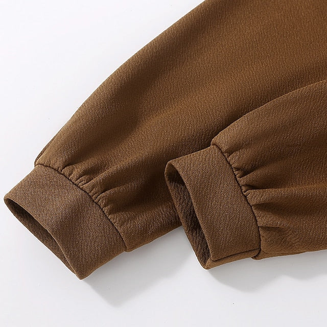 Color Block Pieces Long Girls' Suits Set Dress Kids 2