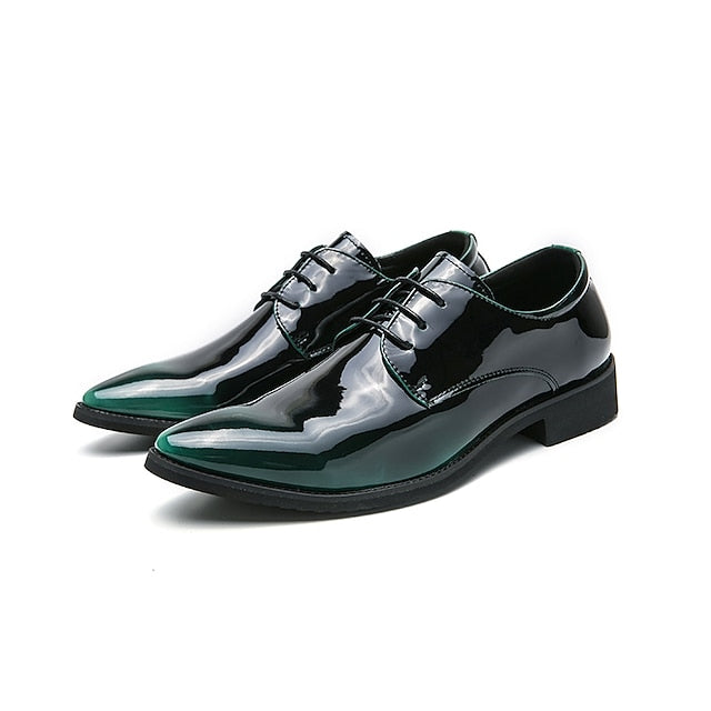 Patent Oxford Shiny Formal Shoes – Men's Leather