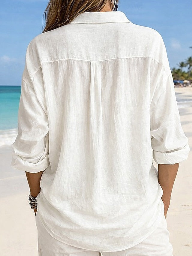 Women's Shirt Boho Shirt Bohemia Vintage Daily Long Sleeve