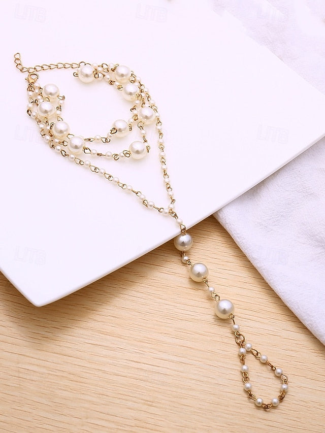 – Chain Ankle Foot Elegant Pearl Women's Bracelet