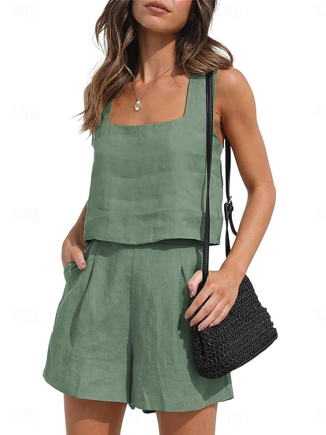 Women's Loungewear Sets Pure Color Fashion Basic Street