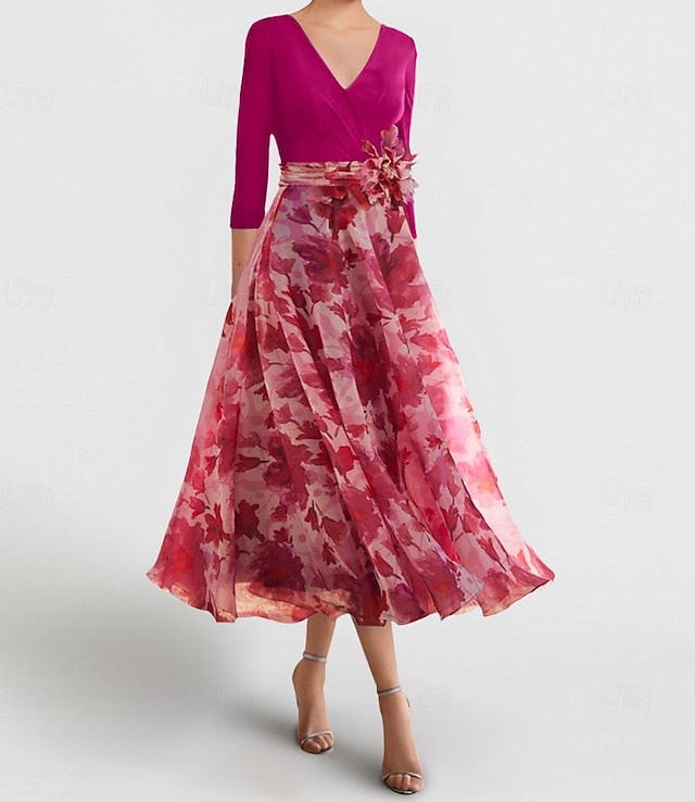 Dress Wedding A-Line the Formal of Mother Bride Beach