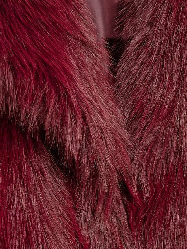 Comfortable Fur Coat Faux Women's Furs Warm Leathers