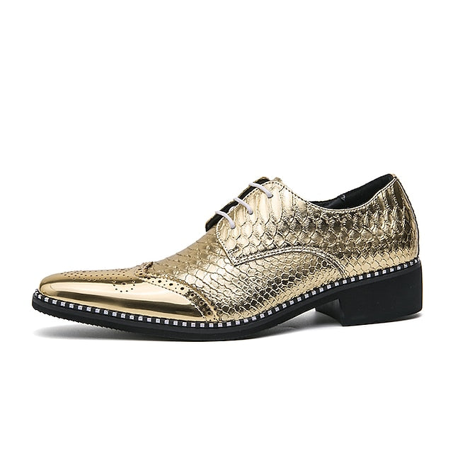 Oxford Men's Faux Gold Metallic – Shiny Shoes
