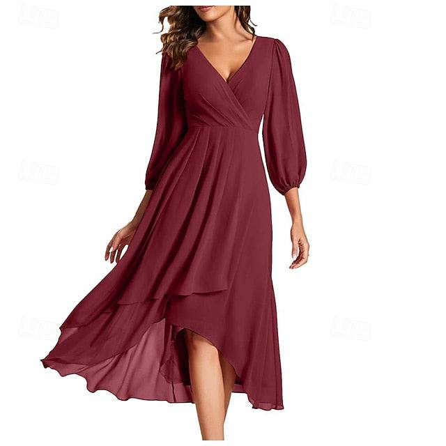Women's Long Dress Maxi Dress Party Dress Chiffon Chiffon