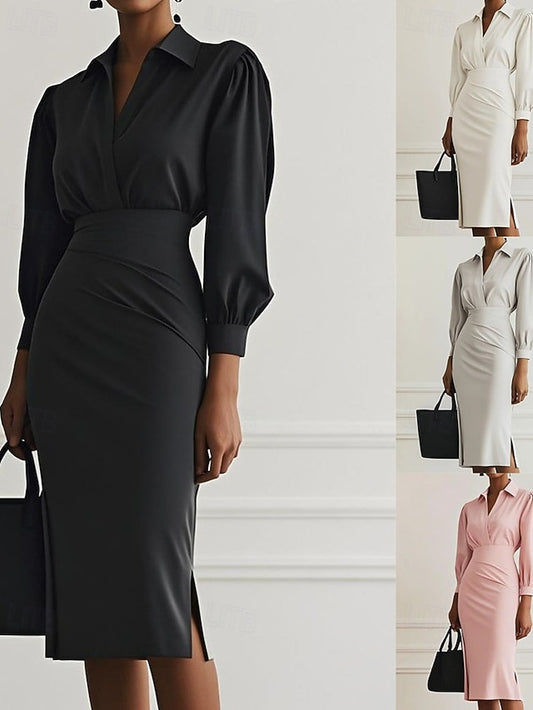 Women's Long Dress Maxi Dress Black Dress Sheath Dress