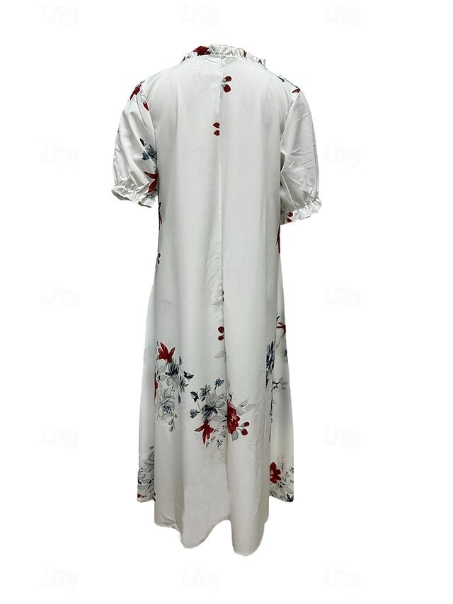 Women's Midi Dress Print Dress Fashion Daily Regular Fit