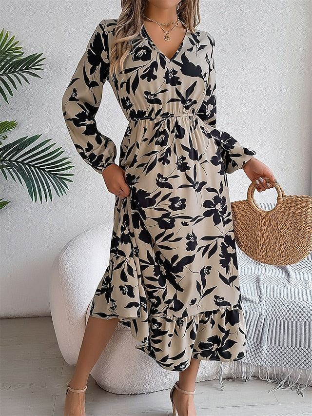 Women's Midi Dress Casual Dress Swing Dress A Line Dress