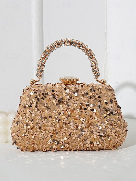 Evening Vintage Bag Women's Sequin Clutch – Embellished