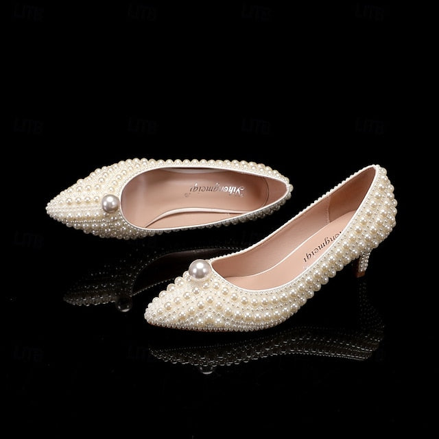 Shoes Party Wedding Women's White