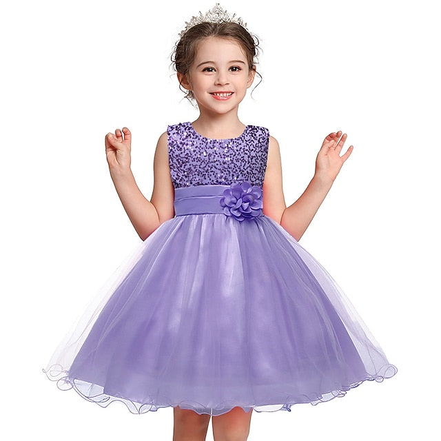 Girls' Wedding Party Girl Dress Flower