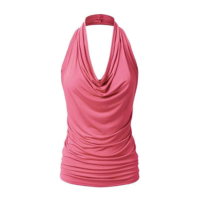 Women's Tank Top Yoga Top Halter Neck Quick Dry Comfortable