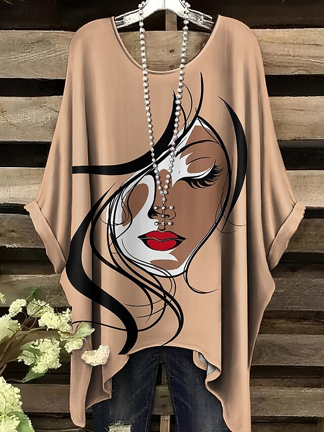 Women's Blouse Graphic Geometric Vintage Stylish Casual