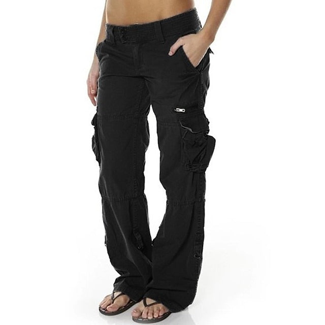 Women's Normal Cargo Pants Tactical Cargo Pants Trousers