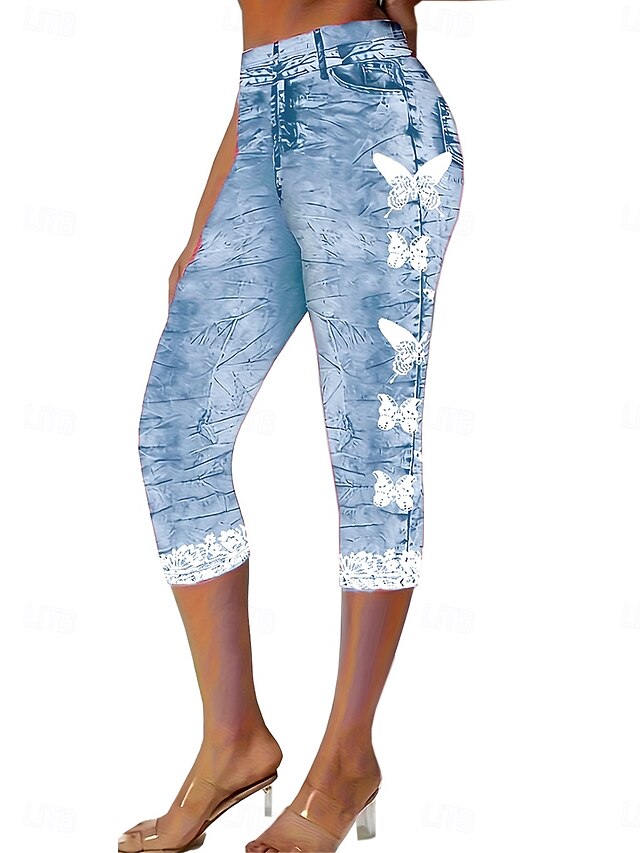 Women's Capri Pants Leggings Vacation Vintage Fashion