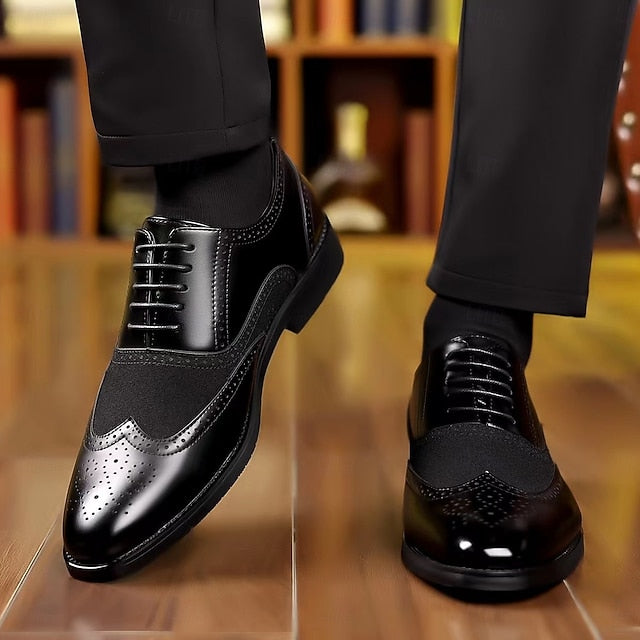 Shoes in and Green Oxford Wingtip Brown Men's Two-Tone –