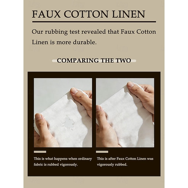 Women's Faux Cotton Linen Plain Modern Casual Sleeveless V