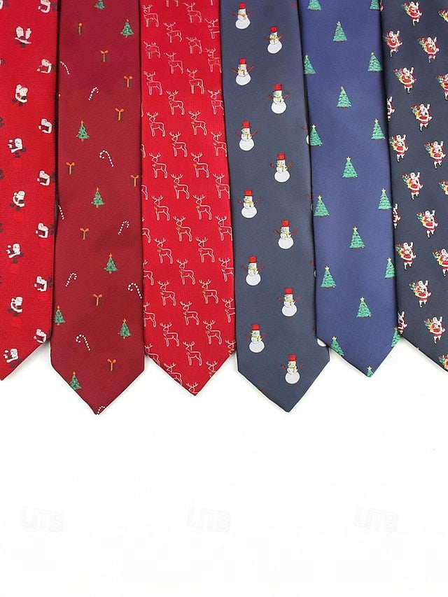 Christmas Santa with Necktie Men's