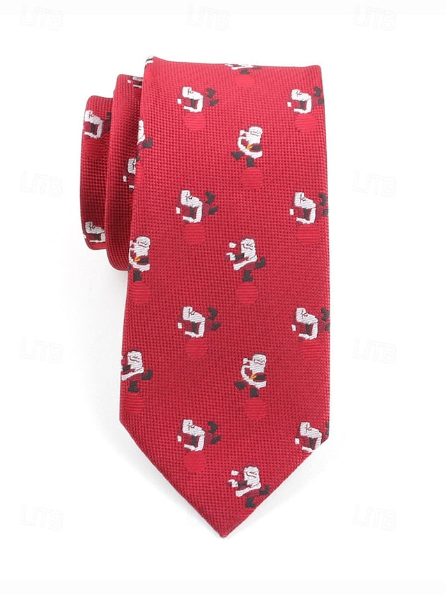 Christmas Santa with Necktie Men's