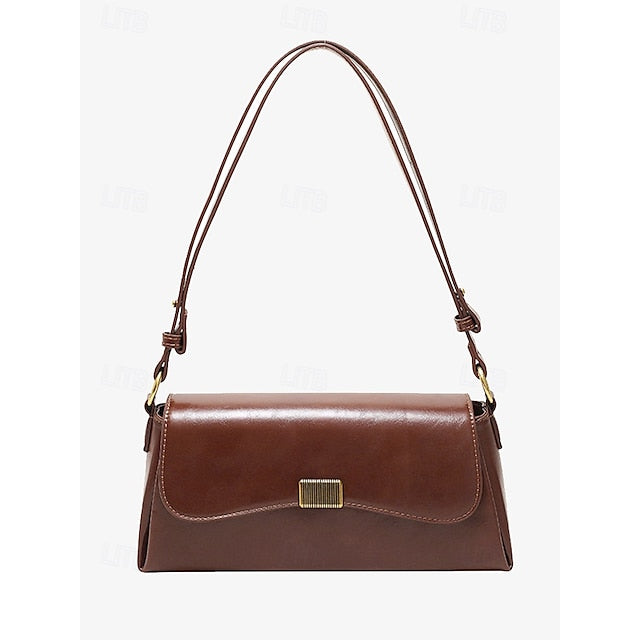 Tote Tägliche Tasche Baguette Damen Büro Einkaufen PU Leder