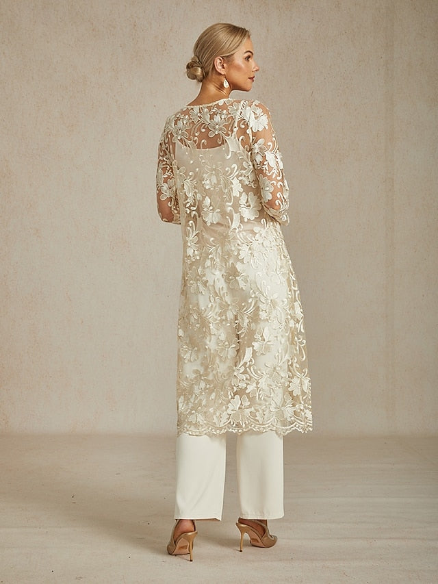 Women's Jacket Breathable Lace Embroidery Elegant Floral