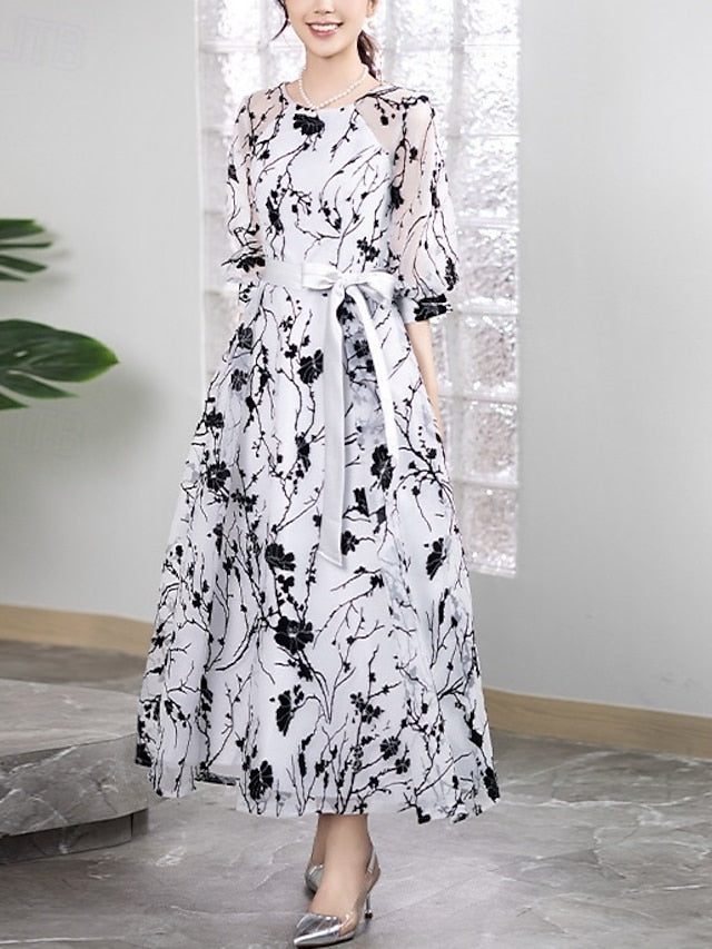 the Mother Bride Formal of Dress Elegant A-Line Vintage