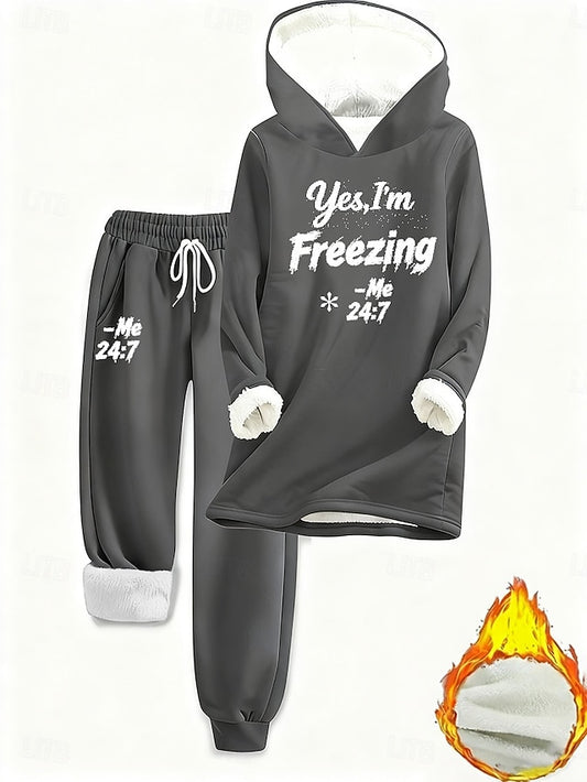 Women's Two Piece Sets Tracksuit Pants Sets Long Sleeve