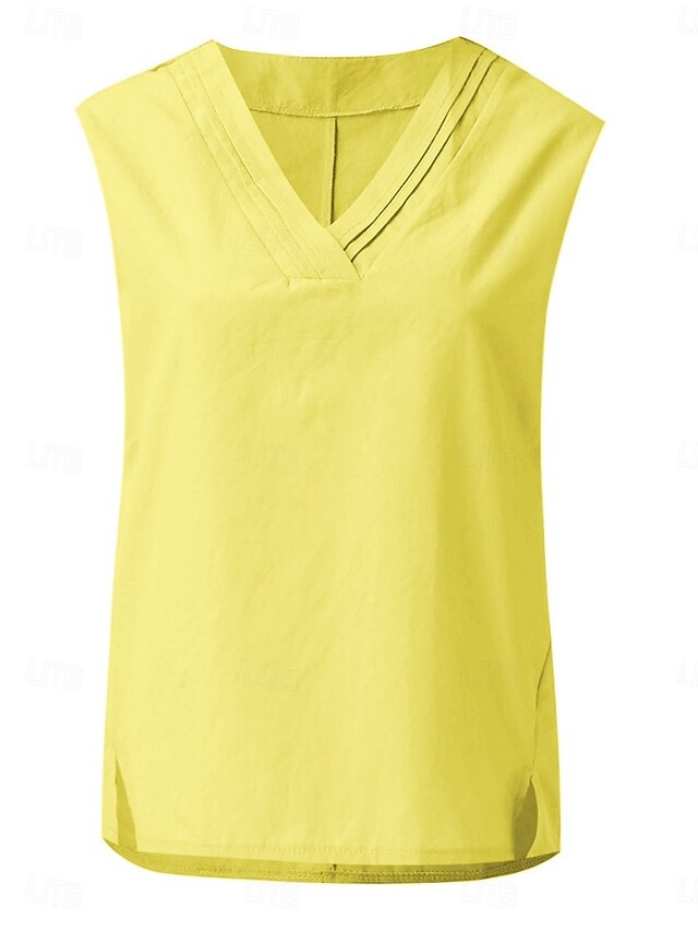 Women's Camisole Tank Top Solid Color Daily Casual