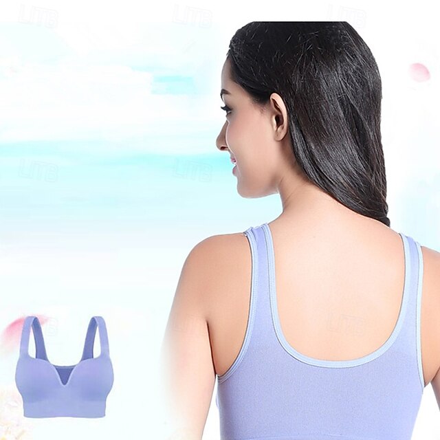 Sports Bra Hollow Mesh Back Sports Bra Fitness Yoga Vest