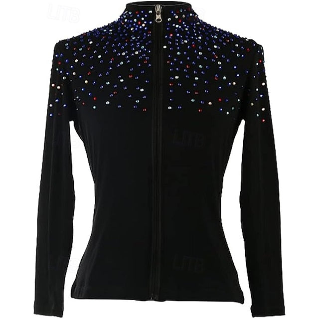 Figure Skating Fleece Jacket Women's Girls' Ice