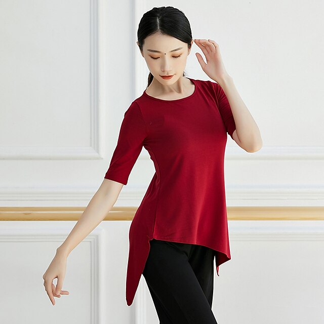 Activewear Top Solid Women's Training Performance Half