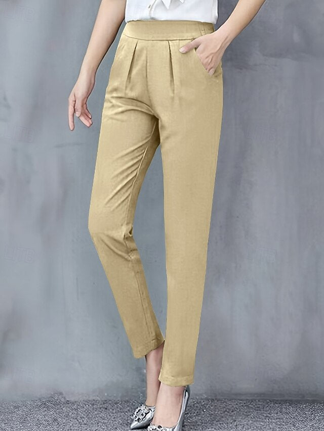 Women's Tapered pants Chinos Streetwear Casual Ankle-Length