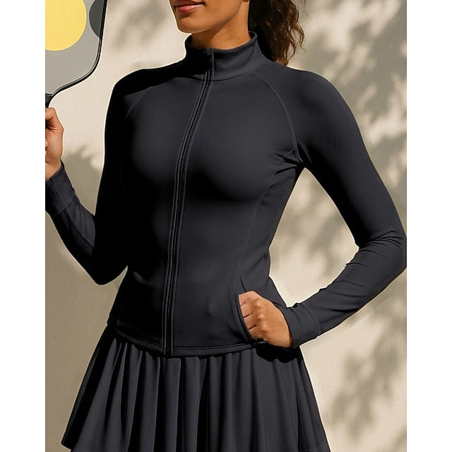 Women's Solid Colored Tennis Set Casual Skirt Tennis Skirts