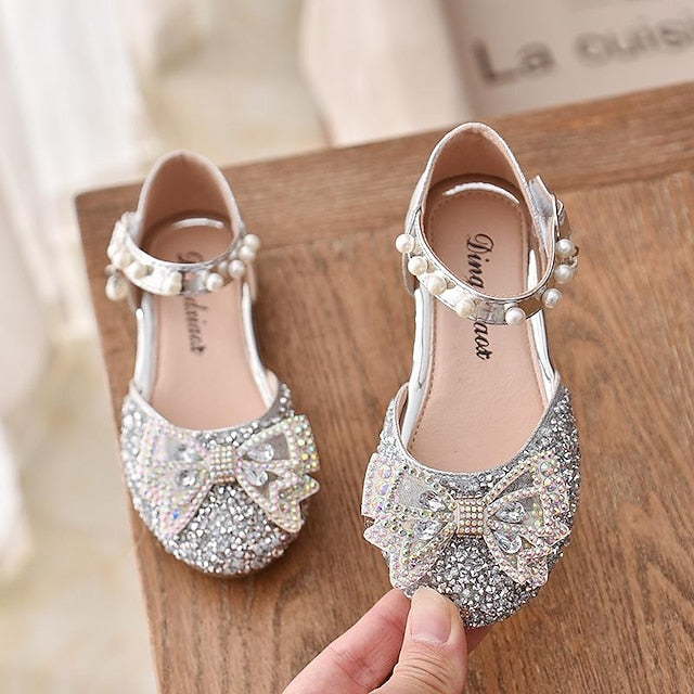 Shoes PU Girls' Heel Glitters Heels Glitter Daily