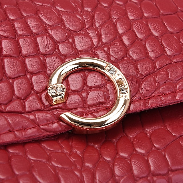 Tasche Leder Ausgehen Damen Set PU Geldbörse Büro Pcs 3