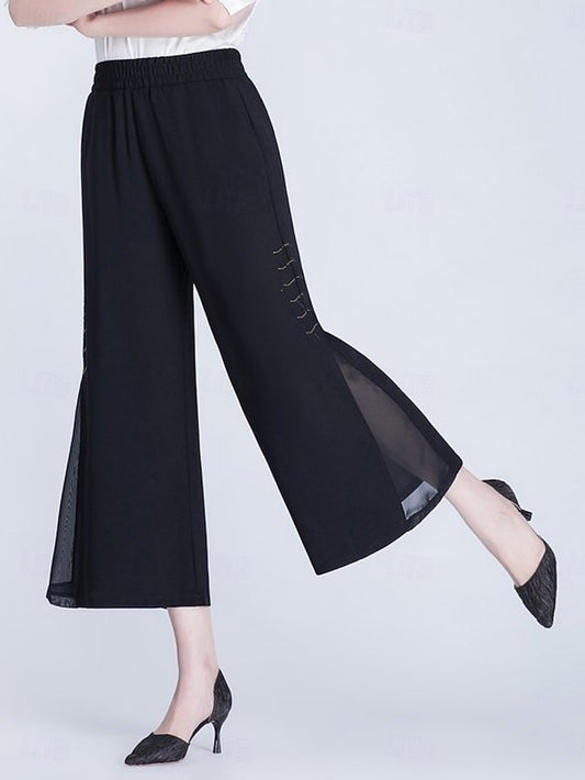 Women's Wide Leg Trousers Casual Pants Vacation Fashion