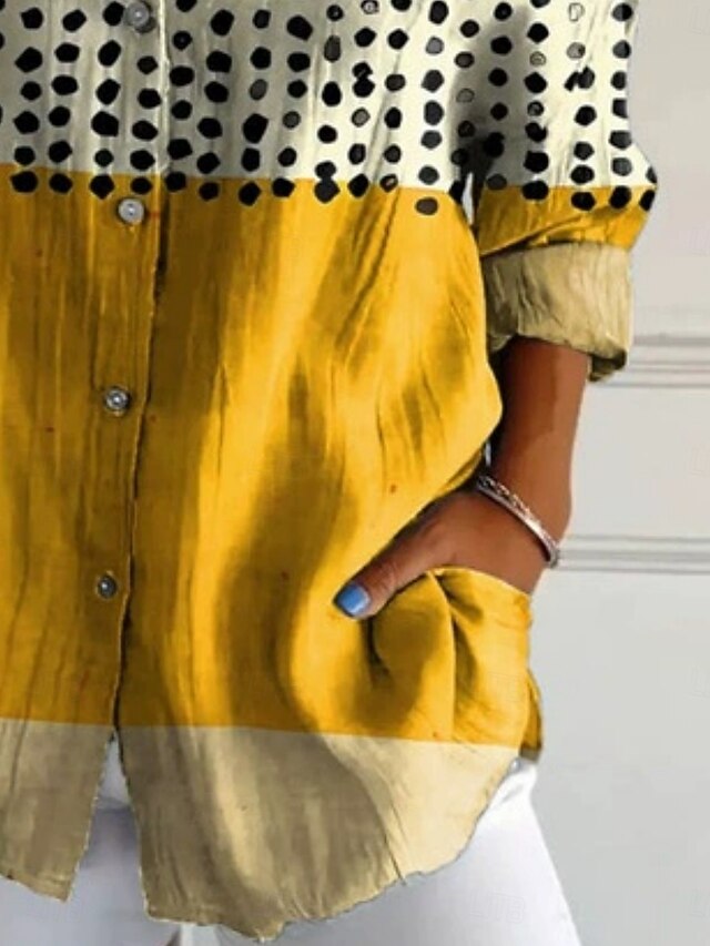 Women's Shirt Button Down Shirt Casual Shirt Beach Shirt