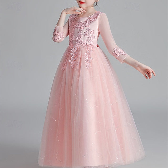 Girls' Princess Dress Kid's Girl Flower