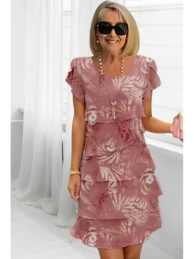 Women's Midi Dress Summer Dress Print Dress Elegant Daily