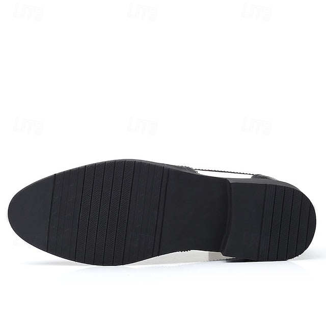 Shoes Brogue White with Men's Oxford and Black